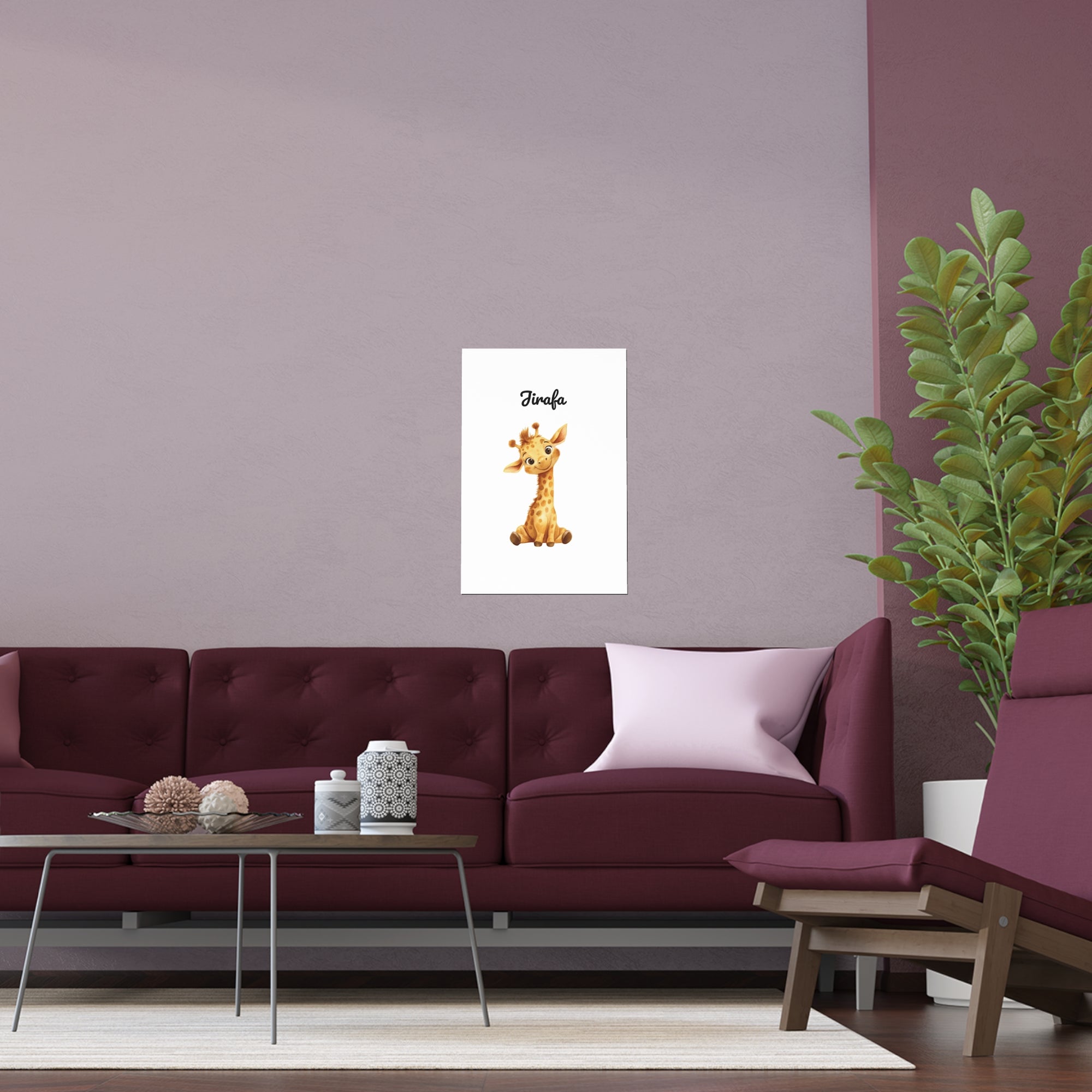 Jirafa (Giraffe) Safari Wall Art