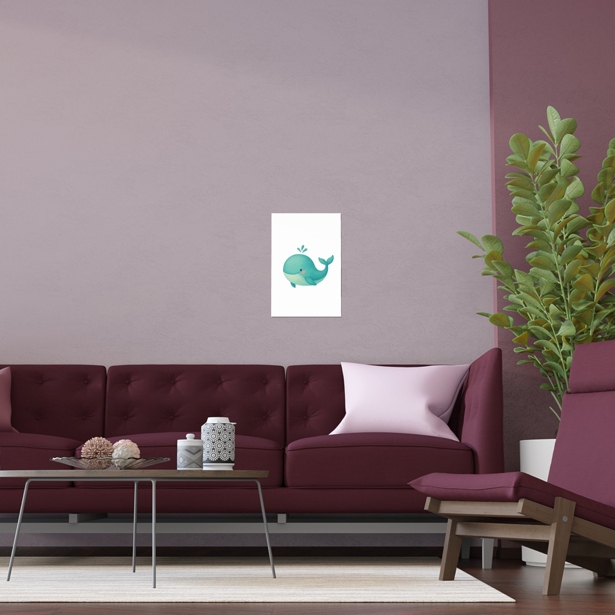 Big Whale Wall Art
