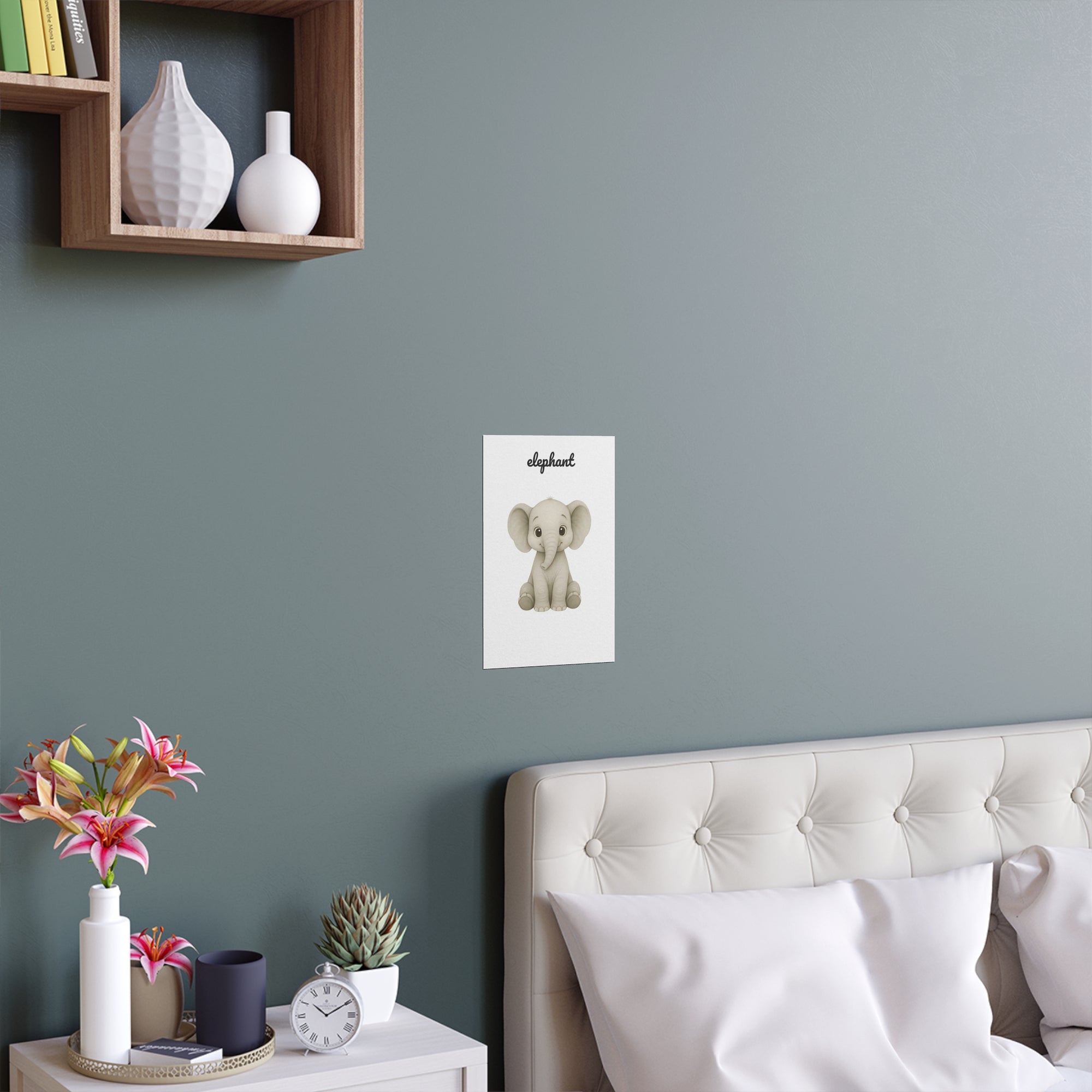 Elephant Nursery Safari Wall Art