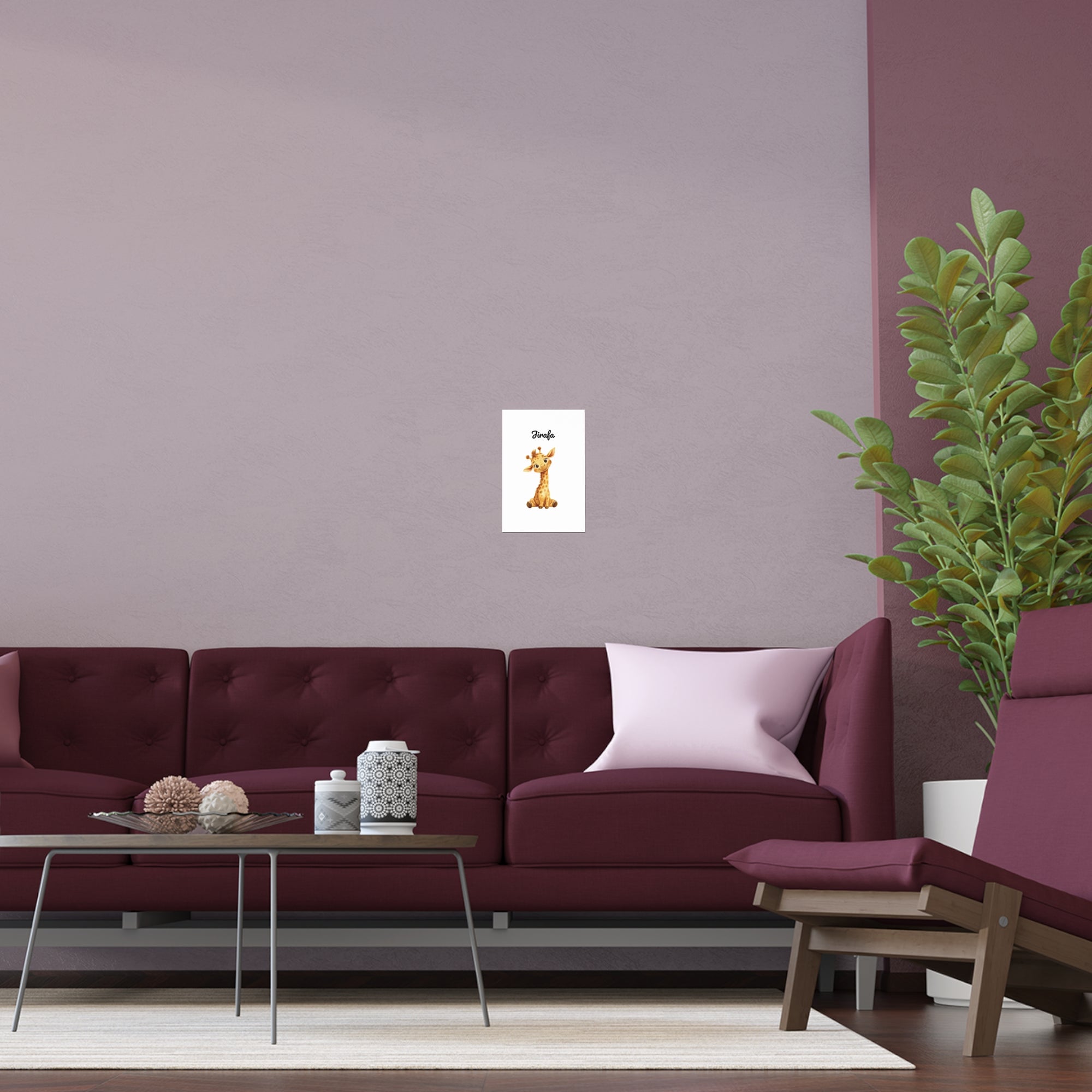 Jirafa (Giraffe) Safari Wall Art